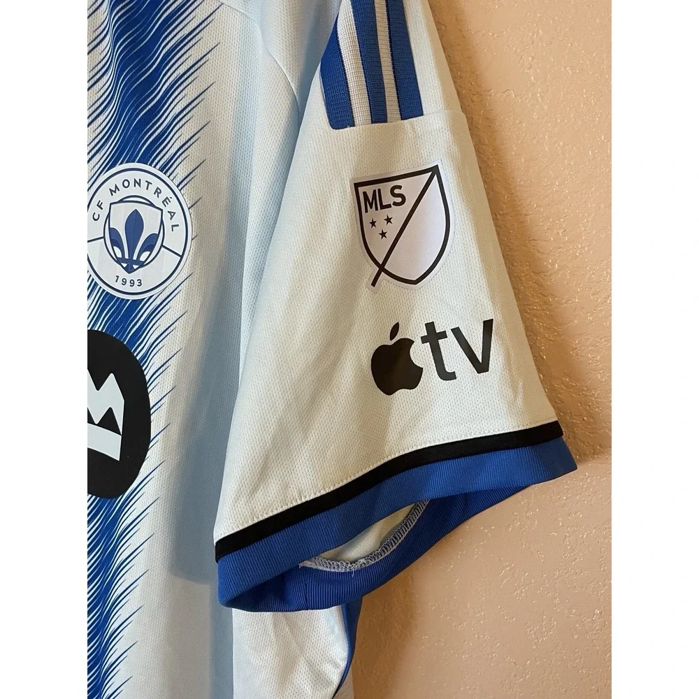 Men's 3XL NWOT CF Montreal Samuel Piette #6 Adidas 2024 Light Blue Jersey